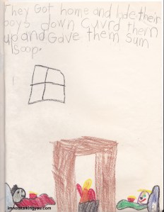 "They got home and laid their boys down, covered them up, and gave them some soup." This story has been sponsored by Campbell's Soup.  Mmm-Mmm Good.