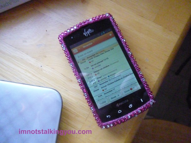 Don't try to read my schedule. I am not actually going to do most of those things today anyway.