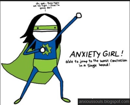 MORNING THOUGHTS-anxiety girl