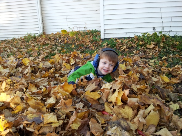 No more crying when Daddy starts the leaf blower.