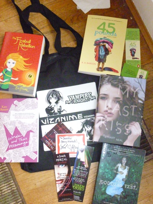 Books of the Authors who participated.  Thanks!