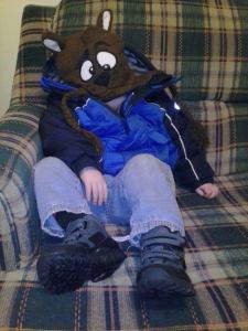 This gives you a little taste of our old couch.