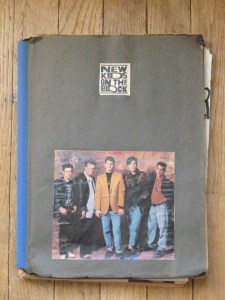 My NKOTB scrapbook