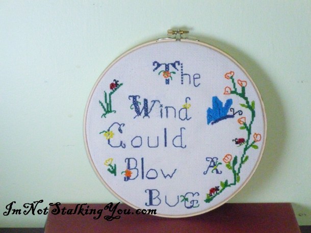 The Wind Could Blow a Bug