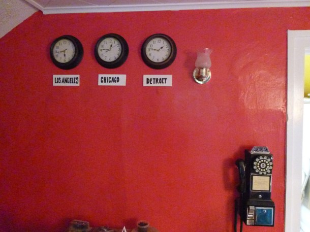 I can tell time. The clock on the left is defective, I swear!