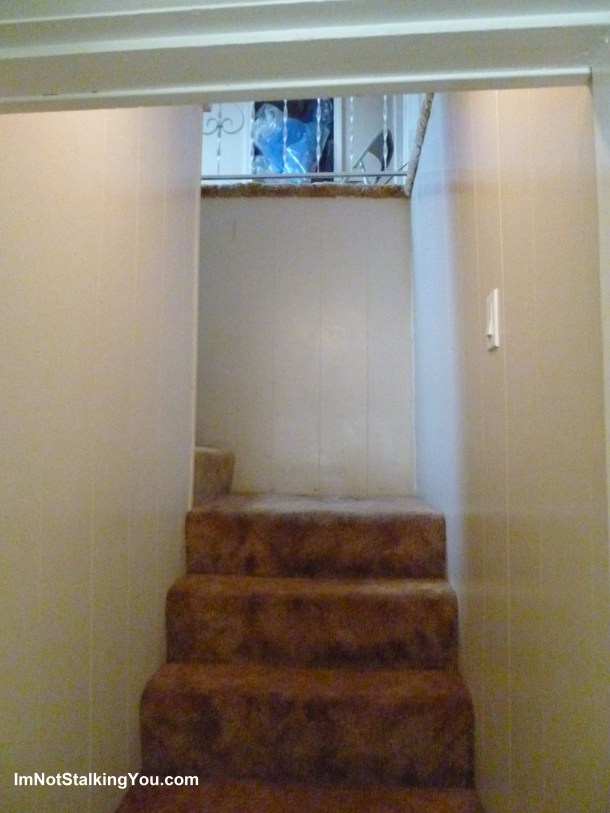 The stairway before.