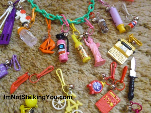 Close-up of my awesome charms