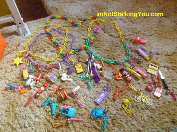 Vintage 1980s charm necklaces