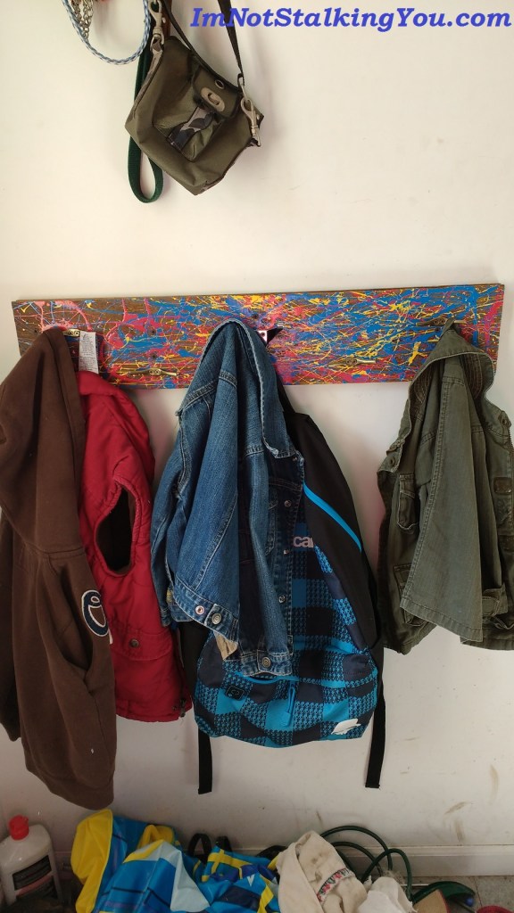 Finished product. Reminds me of a New Kids on the Block shirt that I used to own.