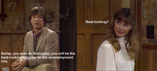 PHOTO: MTM, Fox, Shout Actual exchange from the episode "Dear Liar"