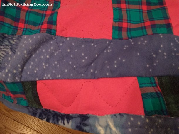 A close-up of the borders.